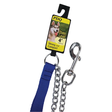 Orrville PDQ Silver Chain Lead Steel Dog Leash Small/Medium 12540